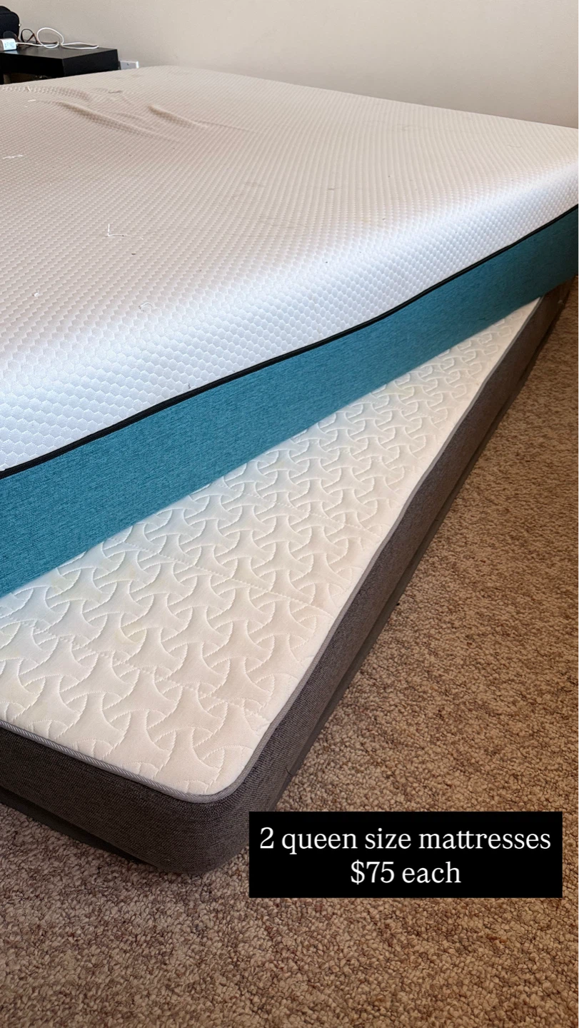 Queen Size Mattresses - Set of 2
