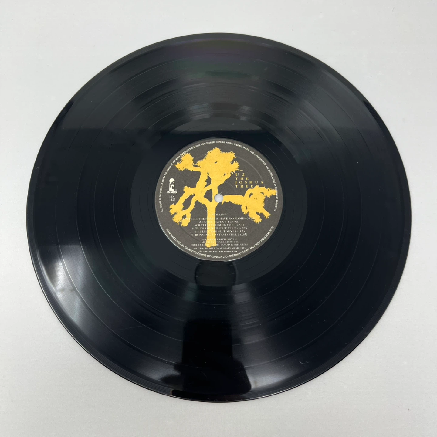 U2 The Joshua Tree Vinyl Record - photo 4