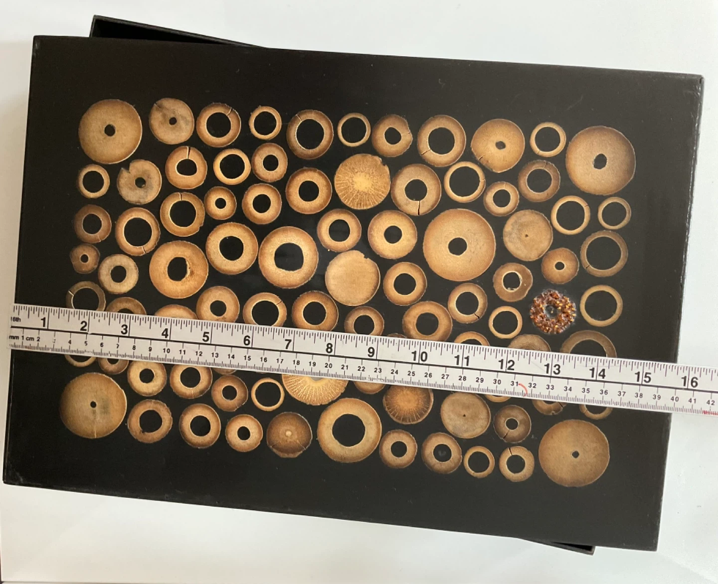 Vintage Storage Box with Unique Wood inlaid Lid - photo 4