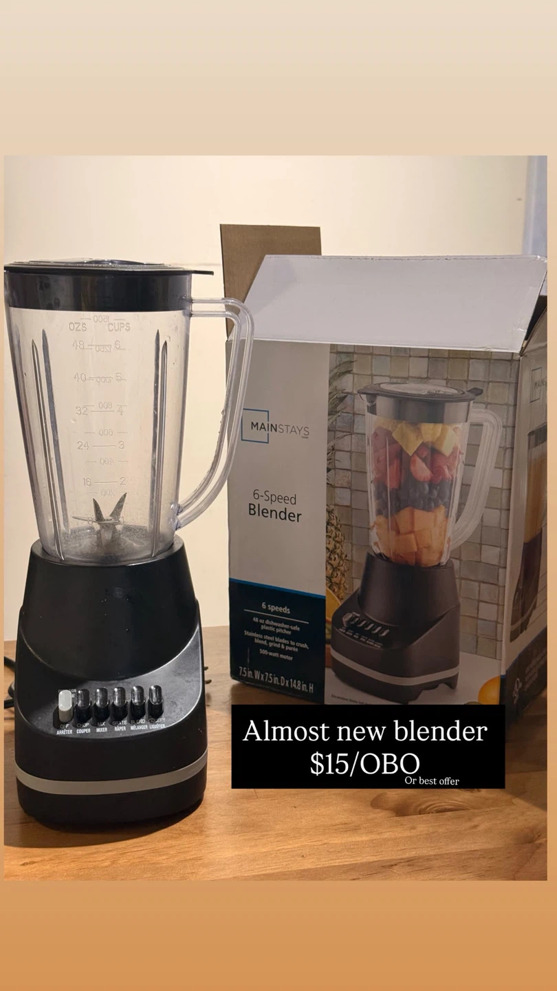 Mainstays 6-Speed Blender