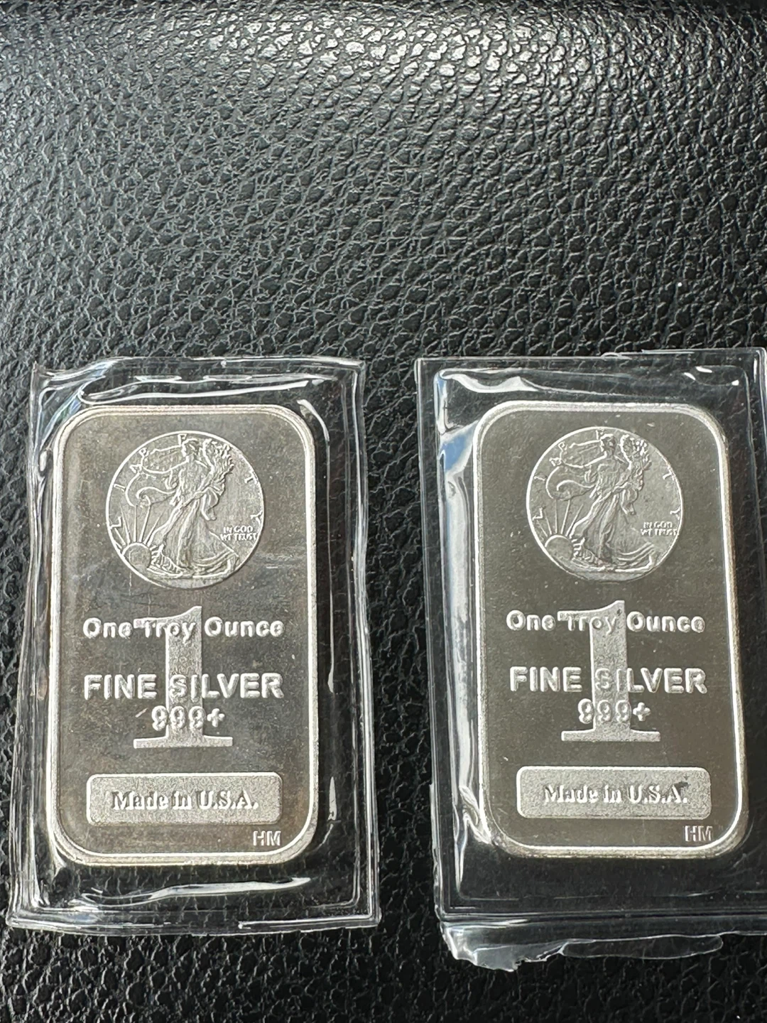 2 x One Troy Ounce Fine Silver 999+ Bars - photo 4