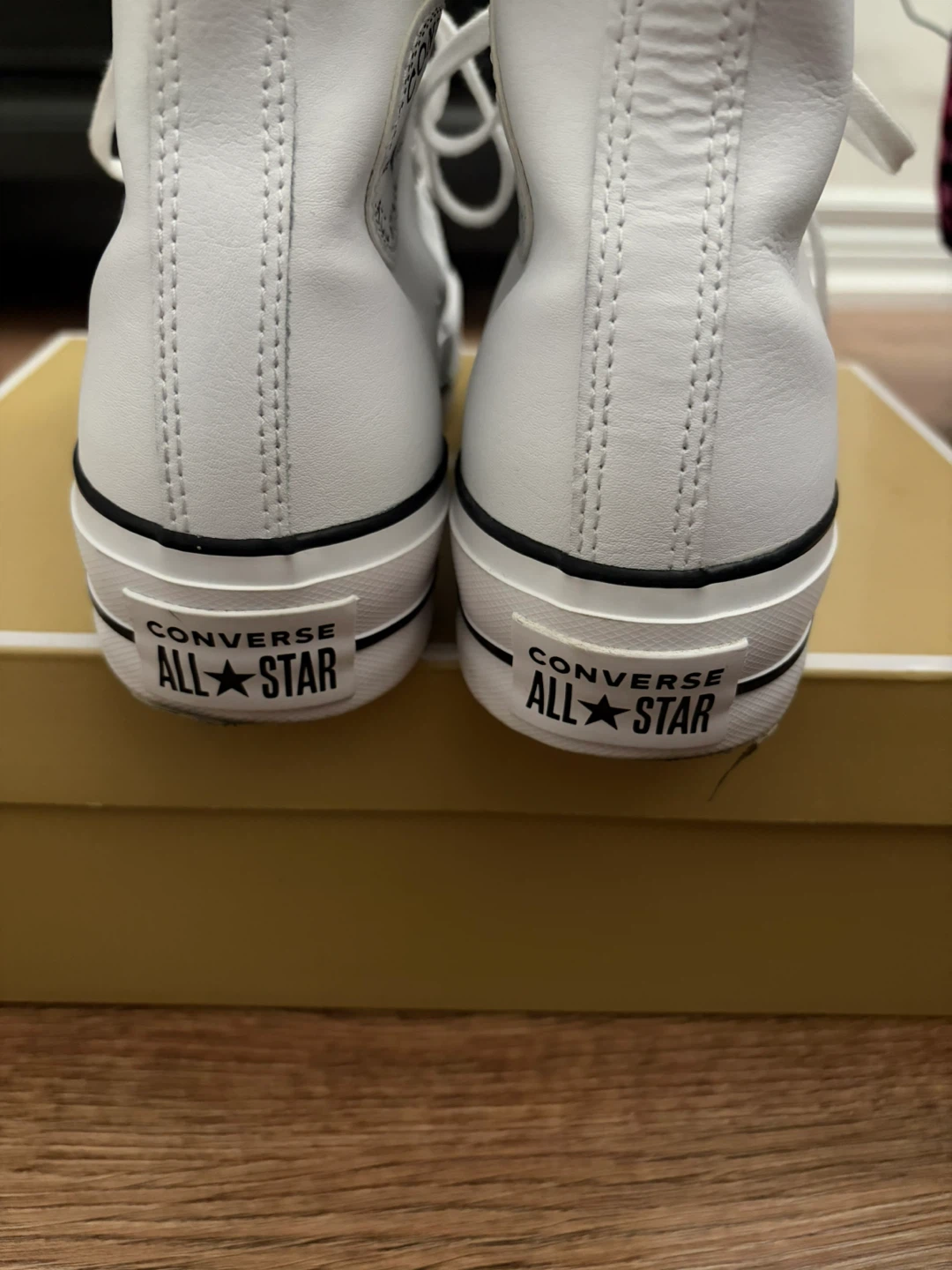 Converse All Star High Top Leather Sneakers White - photo 2