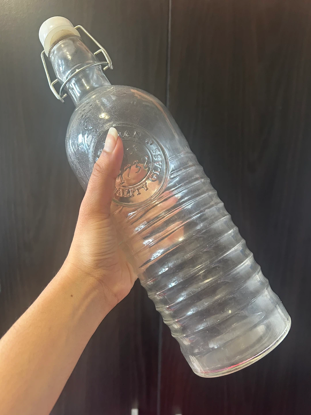 Glass Swing Top Bottle