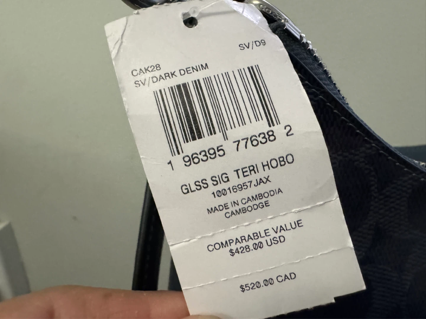 Coach Glss Sig Teri Hobo Bag brand new - photo 4