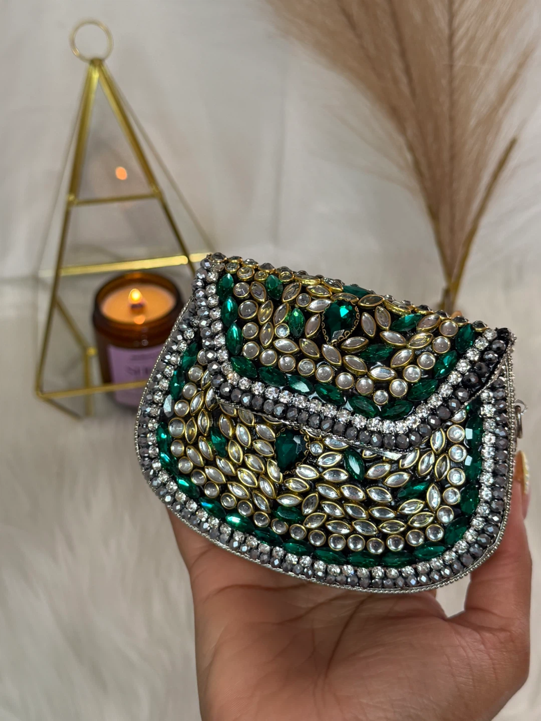 Embellished Clutch Bag