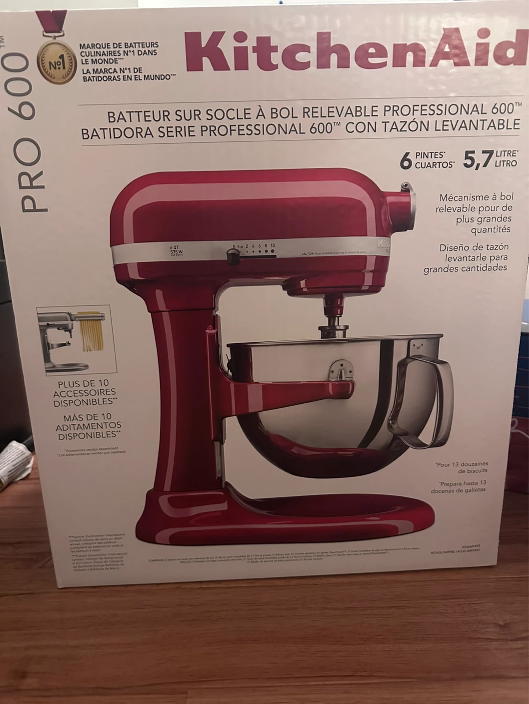 KitchenAid Professional 600 Stand Mixer - Red