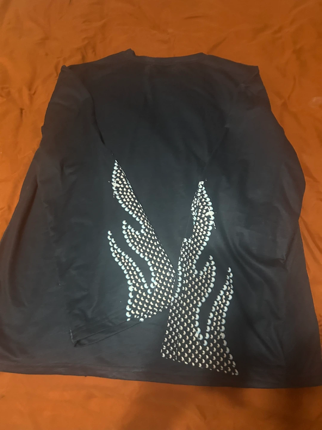 Black Long Sleeve Graphic T-Shirt - photo 2