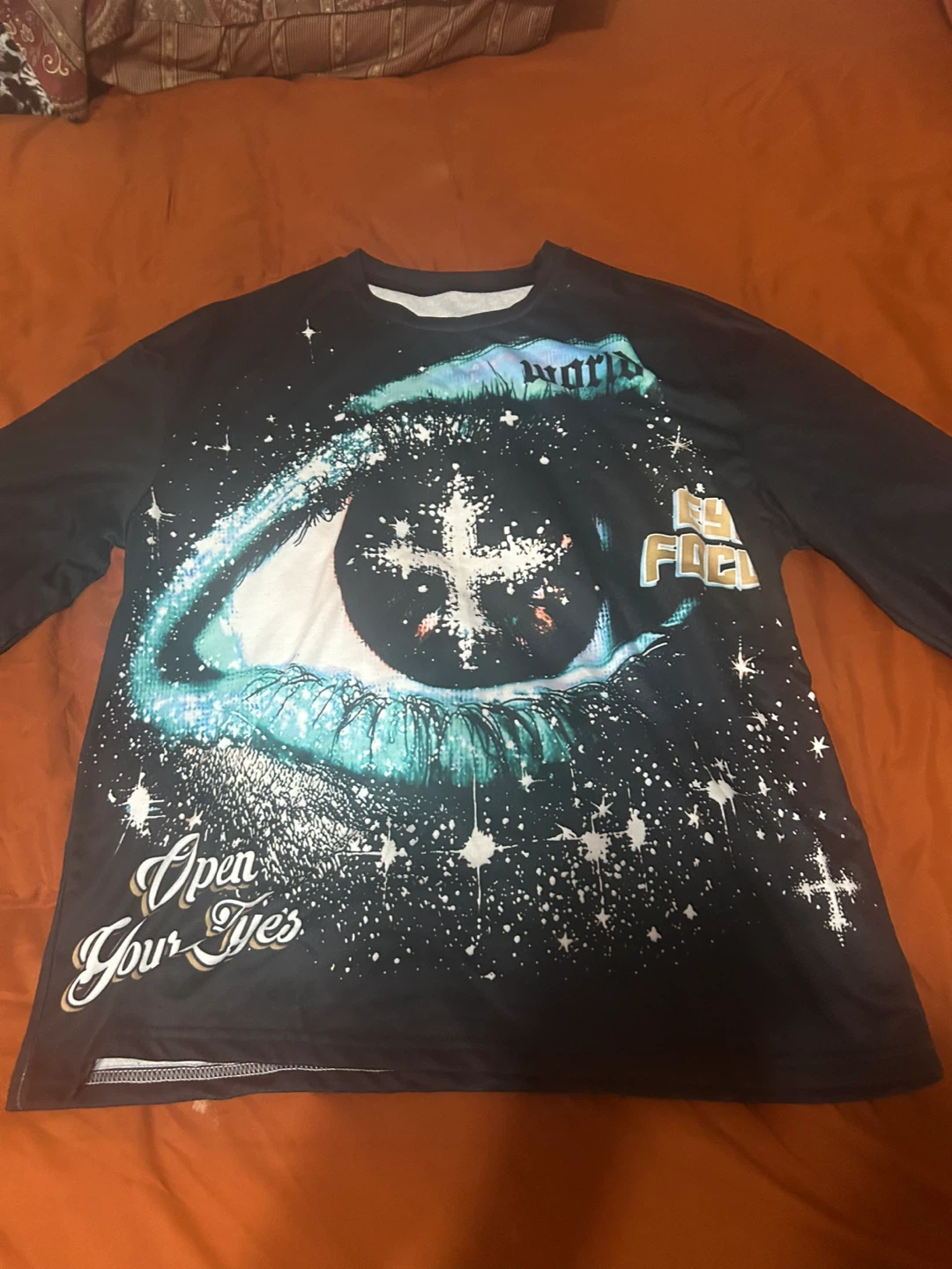 Black Long Sleeve Graphic T-Shirt