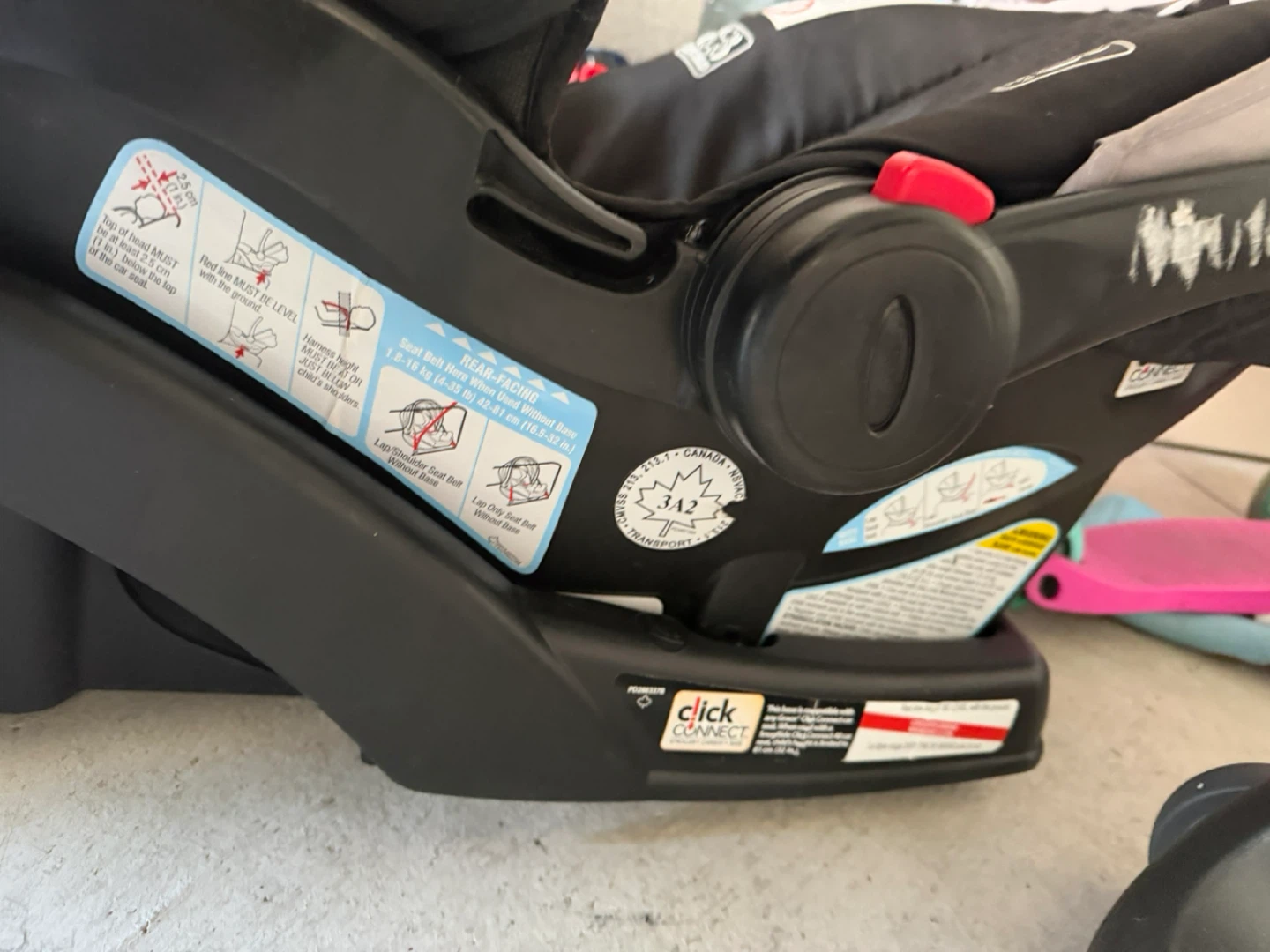 Graco SnugRide 35 LX Infant Car Seat - photo 3