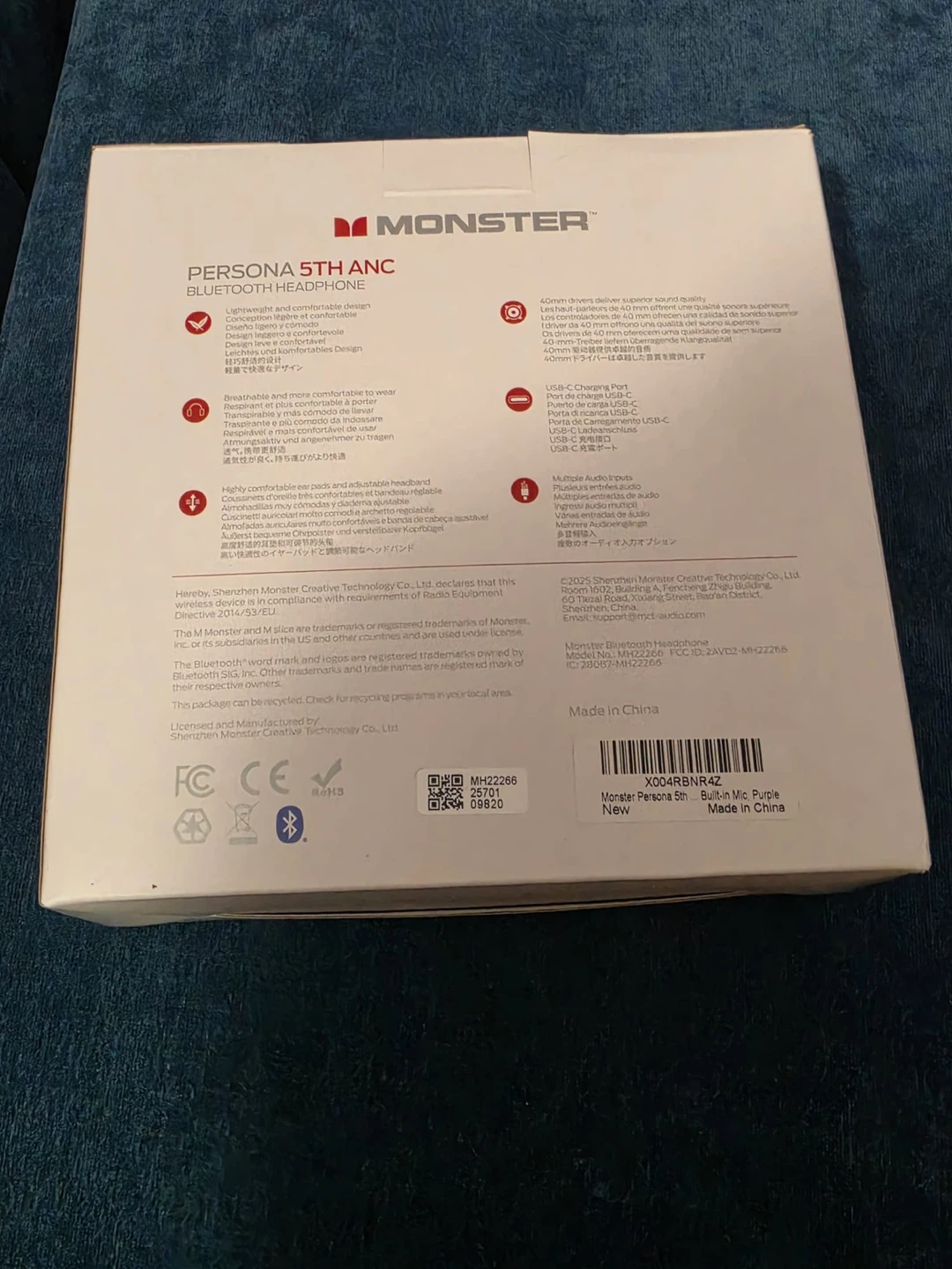 Monster Persona 5th ANC Bluetooth Headphones - photo 2