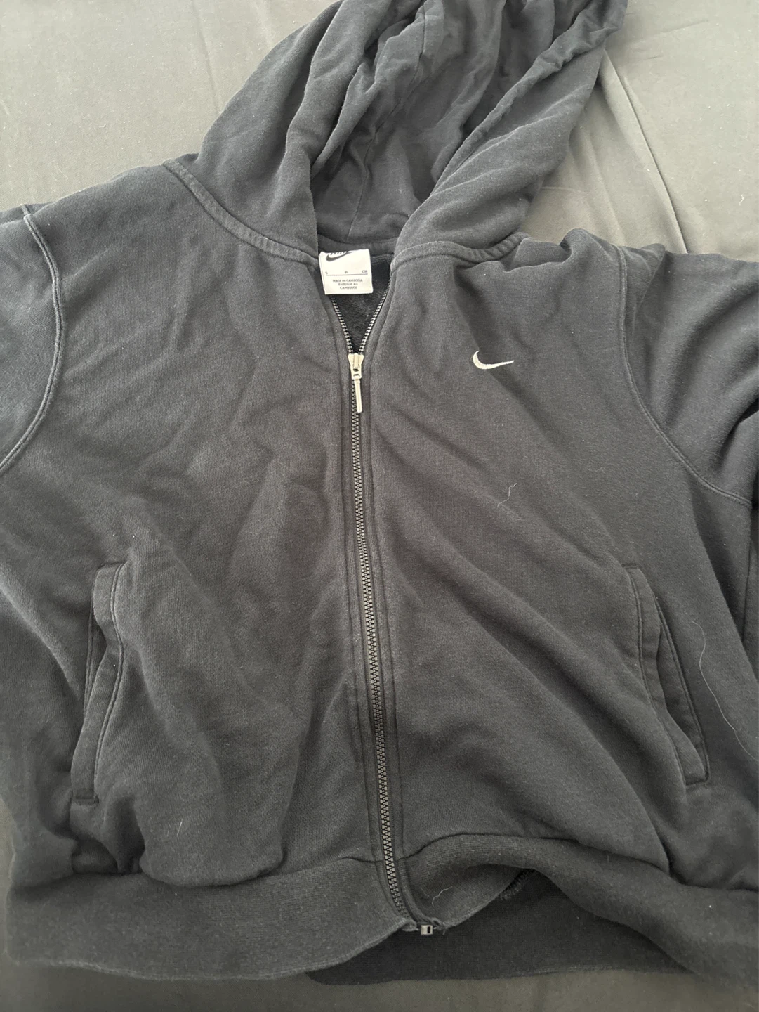 Nike Black Zip-Up Hoodie