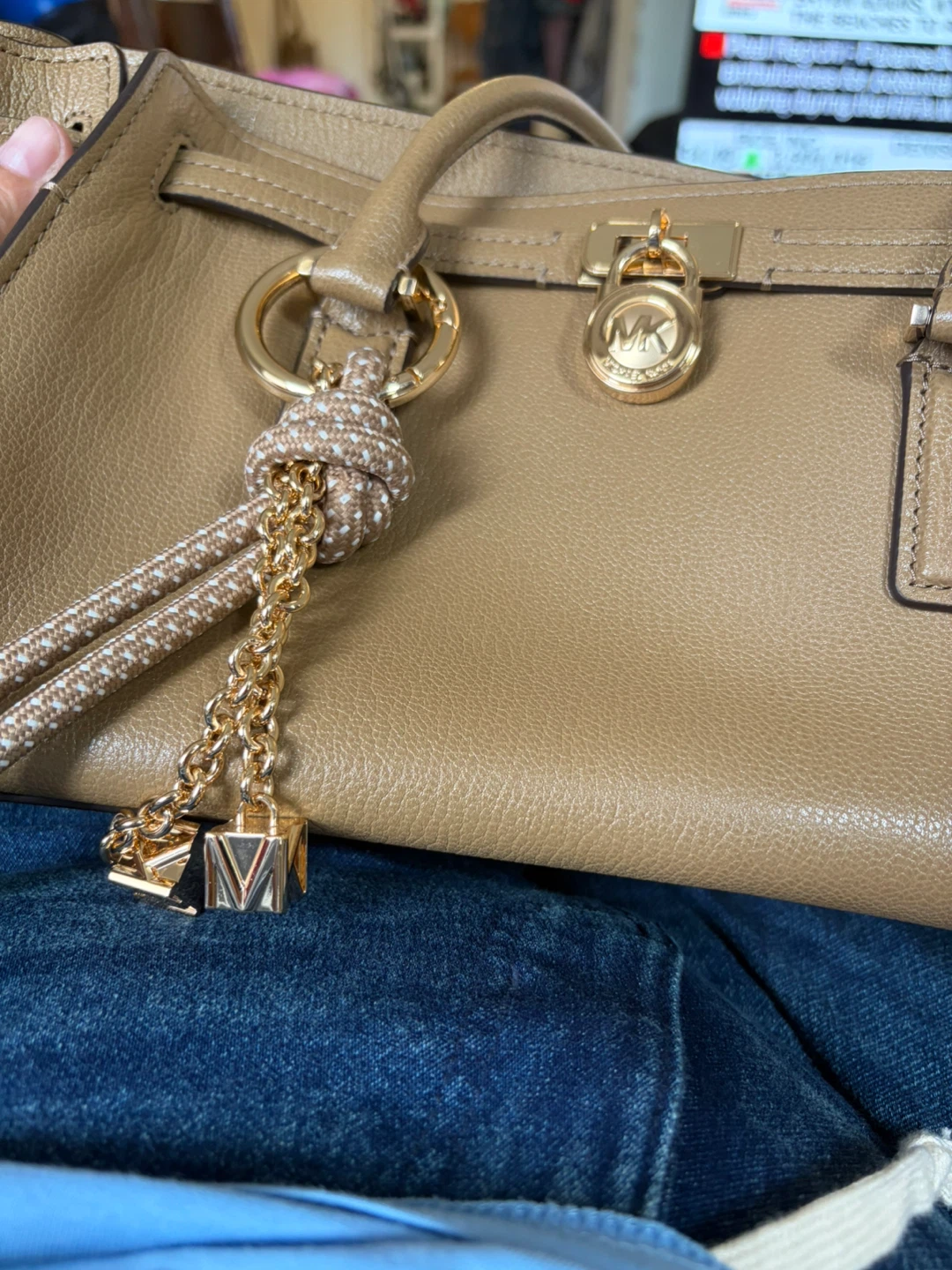 Michael Kors Leather Satchel