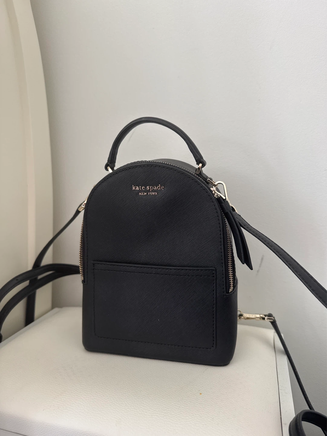 Kate Spade Black Mini Backpack