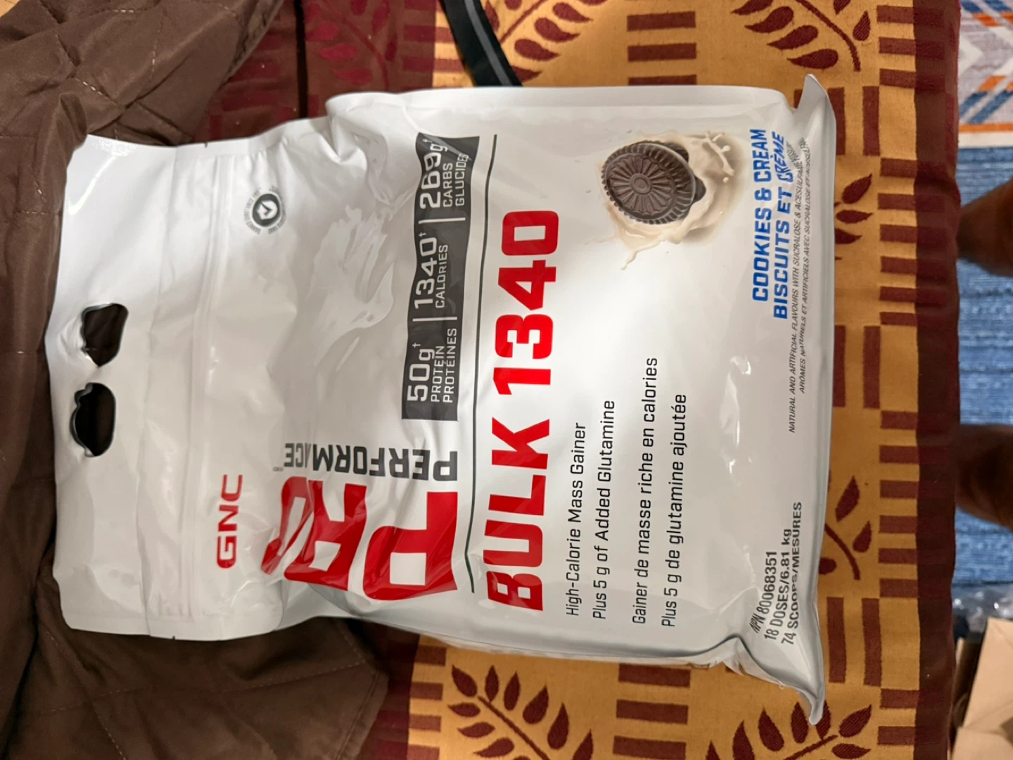 GNC Pro Performance Bulk 1340 Mass Gainer - Cookies & Cream