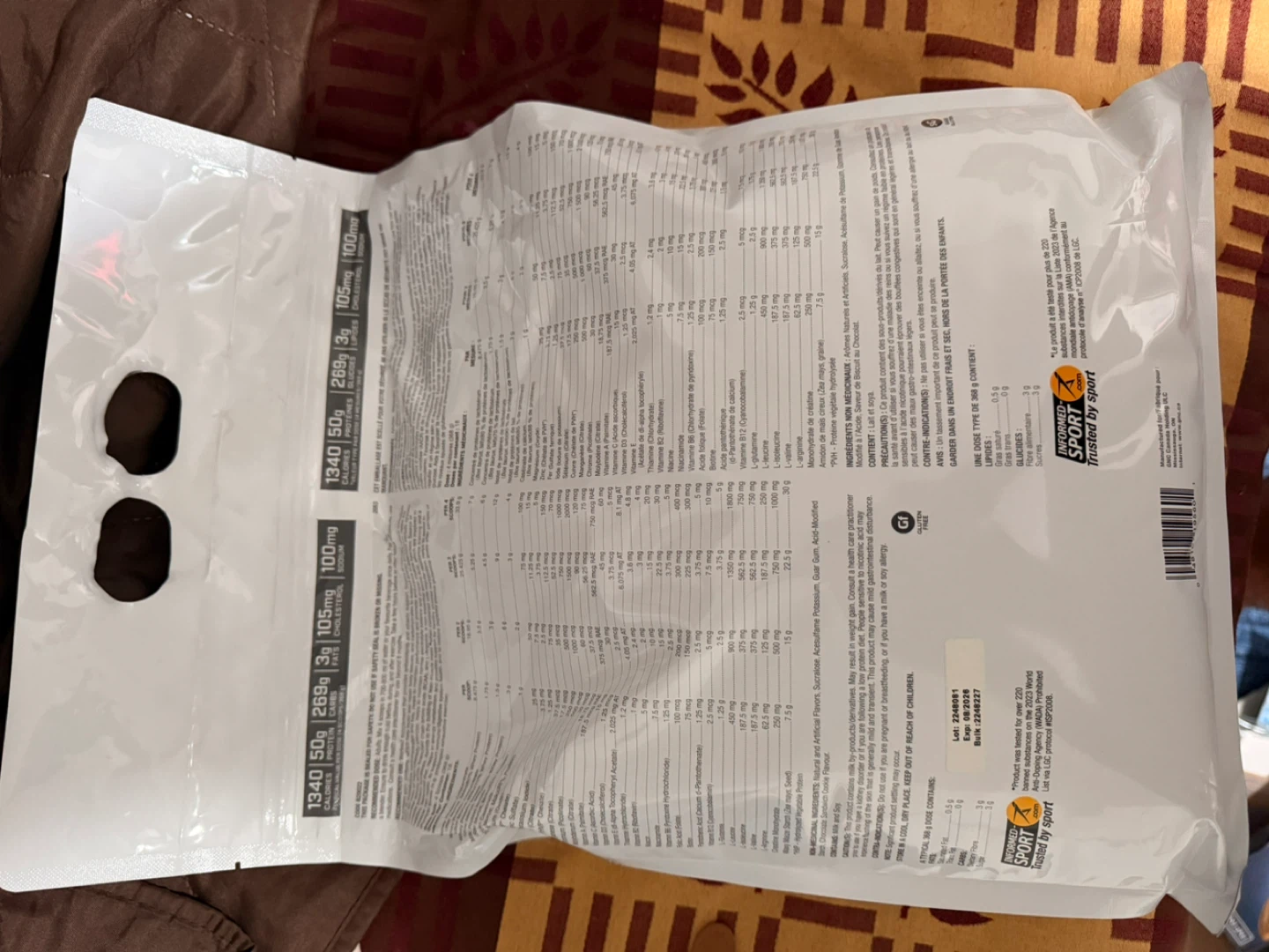 GNC Pro Performance Bulk 1340 Mass Gainer - Cookies & Cream - photo 2