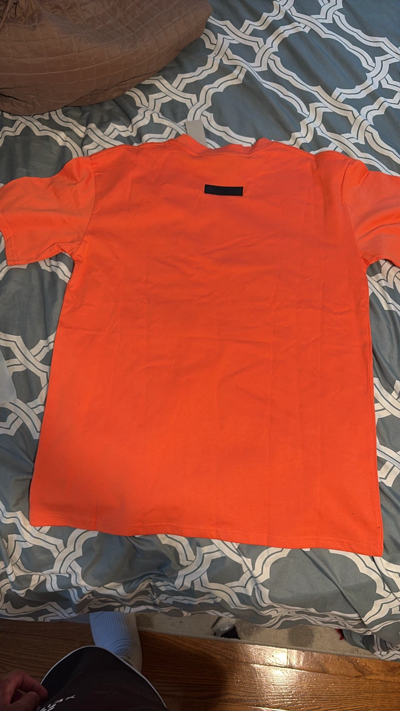 ESSENTIALS  Fear of God Orange T-Shirt Size S - photo 4