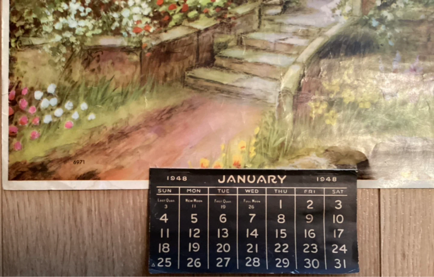 A. Matthies & Son General Merchants Calendar January 1948 - photo 2