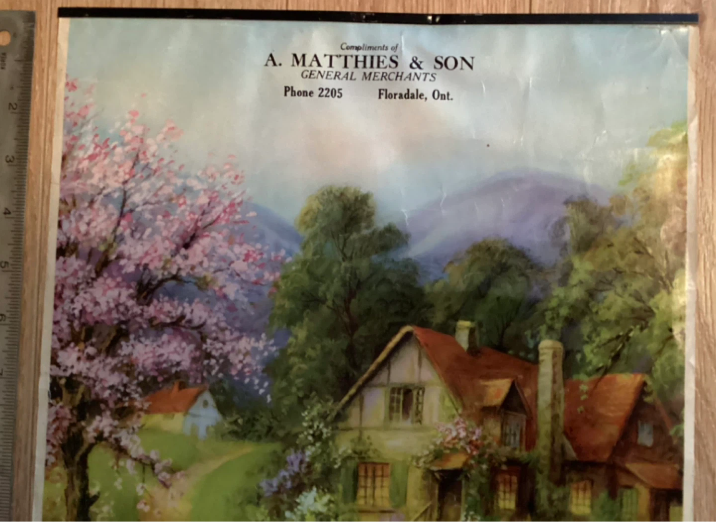 A. Matthies & Son General Merchants Calendar January 1948 - photo 3