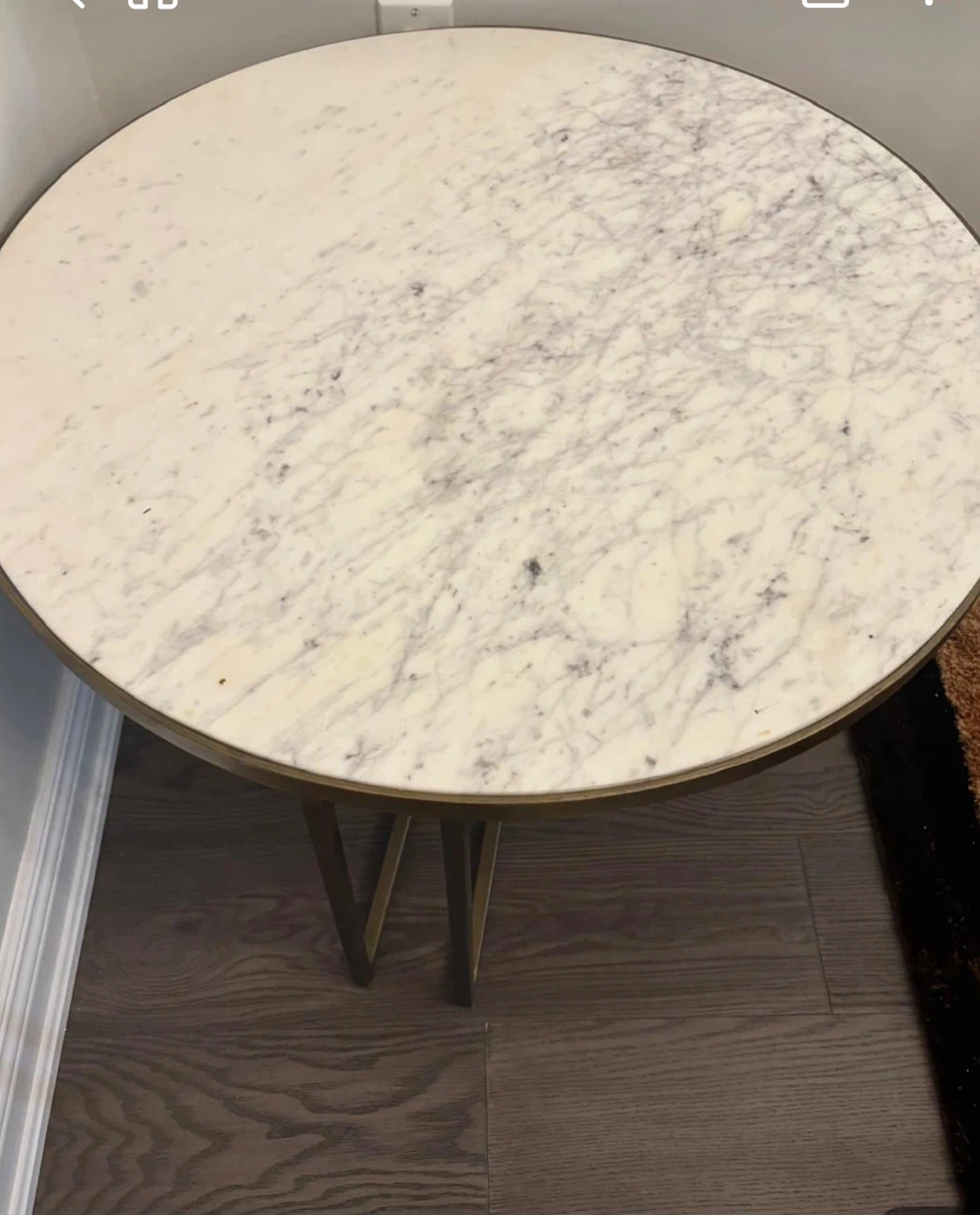 Marble Top Coffee Table modern look