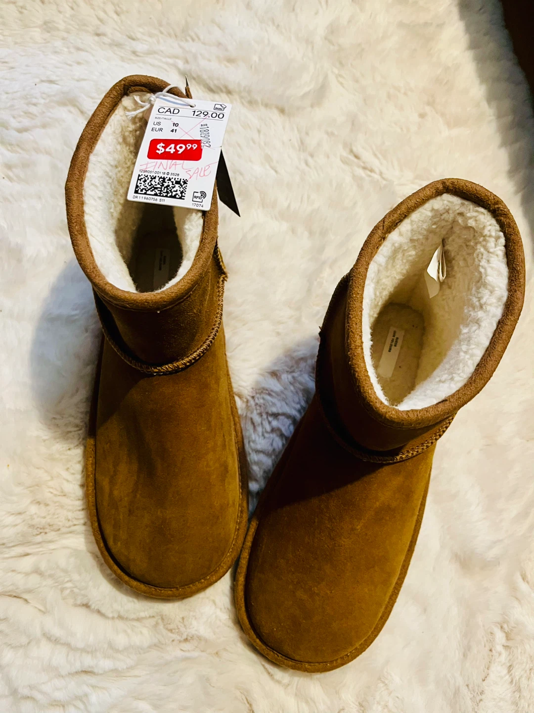 Suede booties
