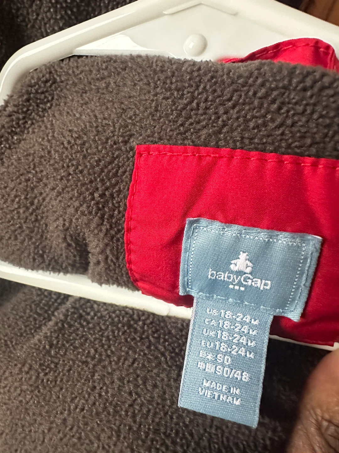 Baby Gap Red Puffer Jacket - photo 3