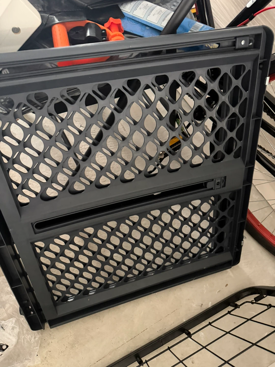 Black Plastic Safety Gate - photo 2