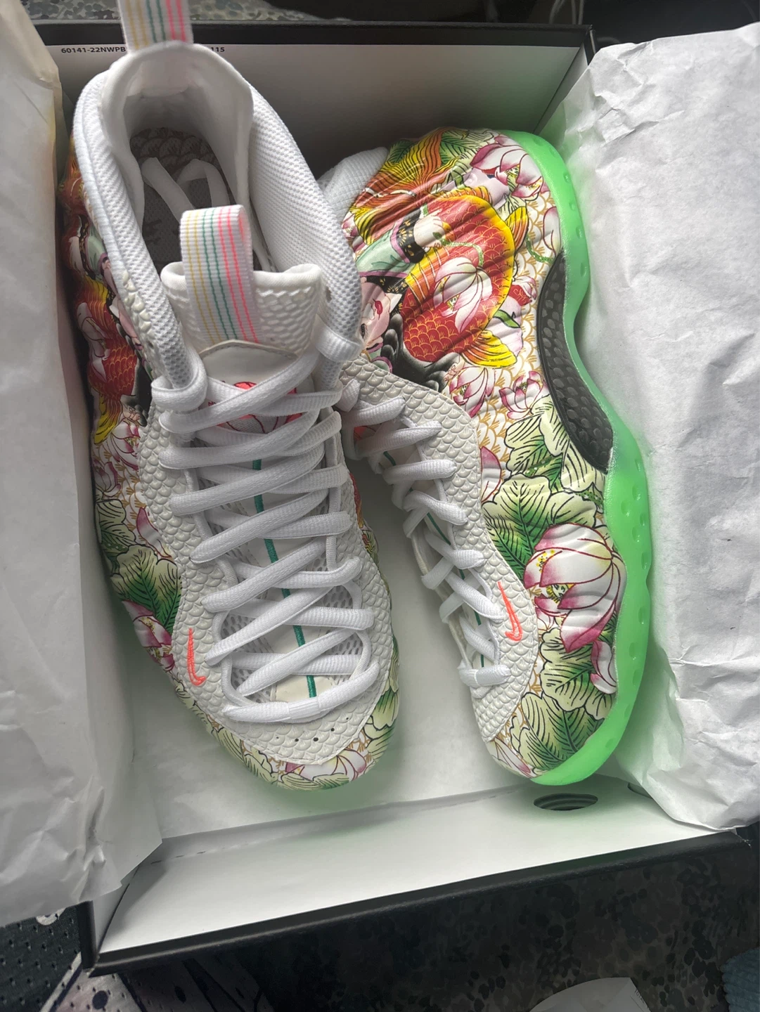 Nike Air Foamposite One PRM "Poison Green" Sneakers - photo 2