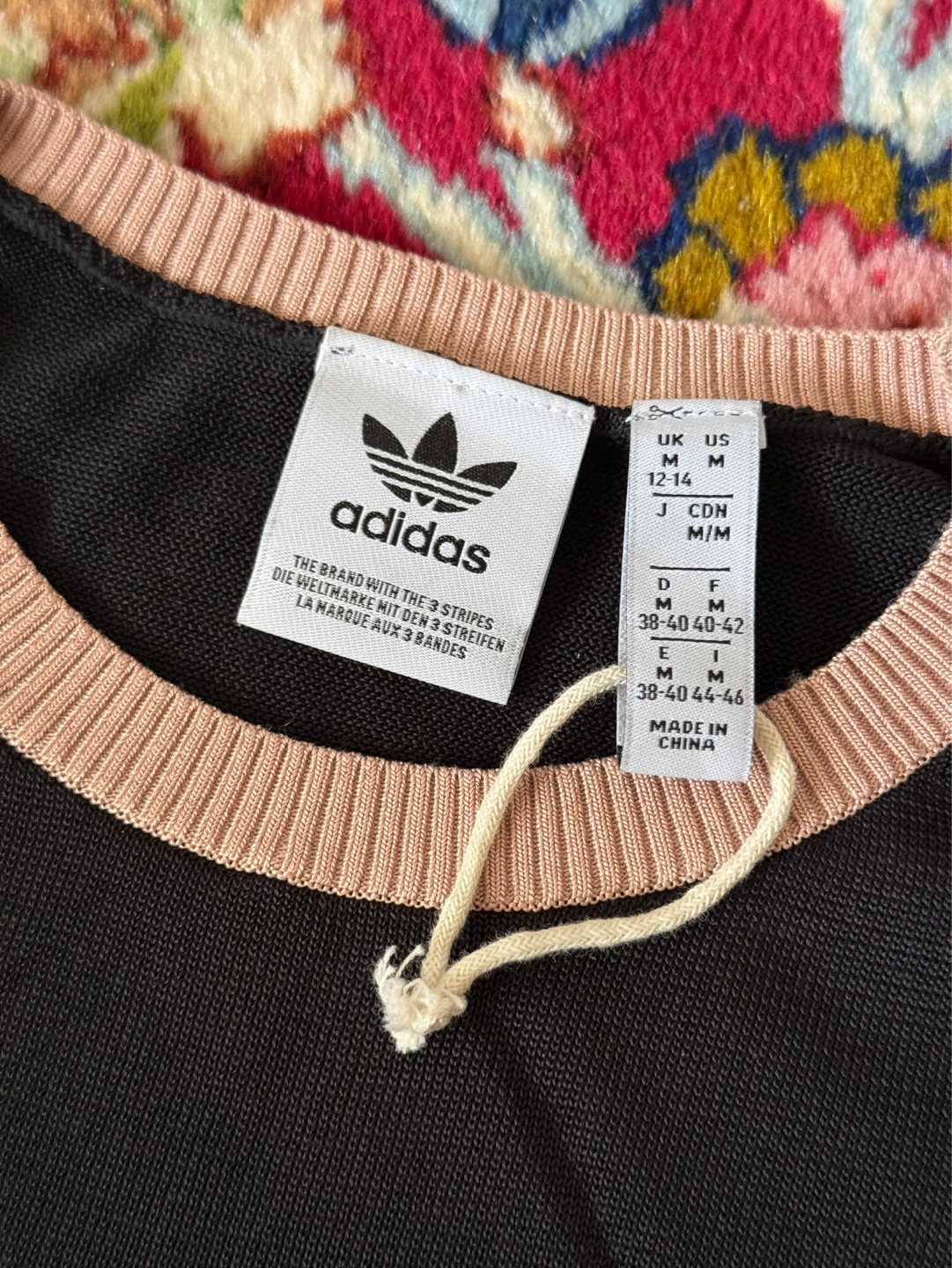 Women’s Adidas Three-Stripe Knitted Tee Medium - photo 3