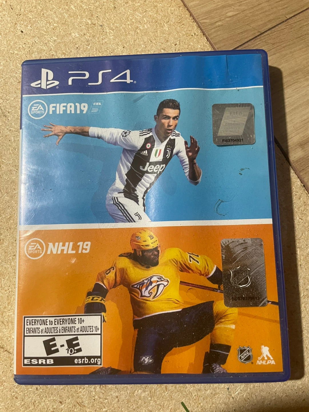 EA Sports FIFA 19 & NHL 19 PS4 Video Games