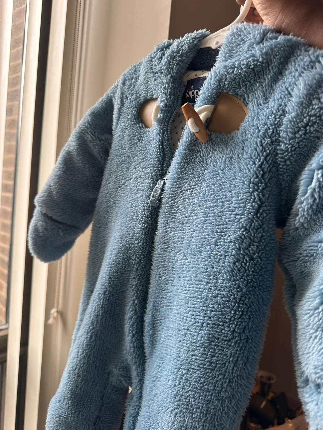 Wippette Blue Fleece Snowsuit 6/9 Months - photo 4