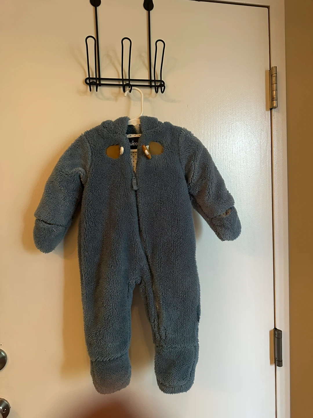 Wippette Blue Fleece Snowsuit 6/9 Months