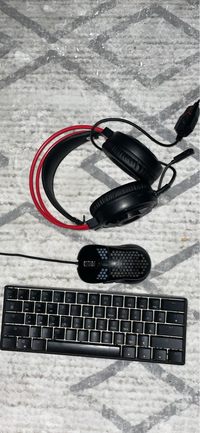 Gaming Mouse, Keyboard and Headset Bundle