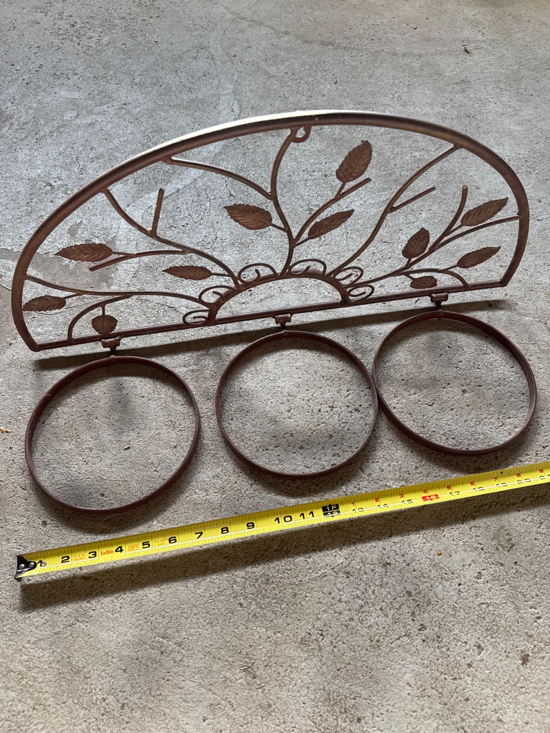 Metal Wall Decor with Leaf Design - photo 2