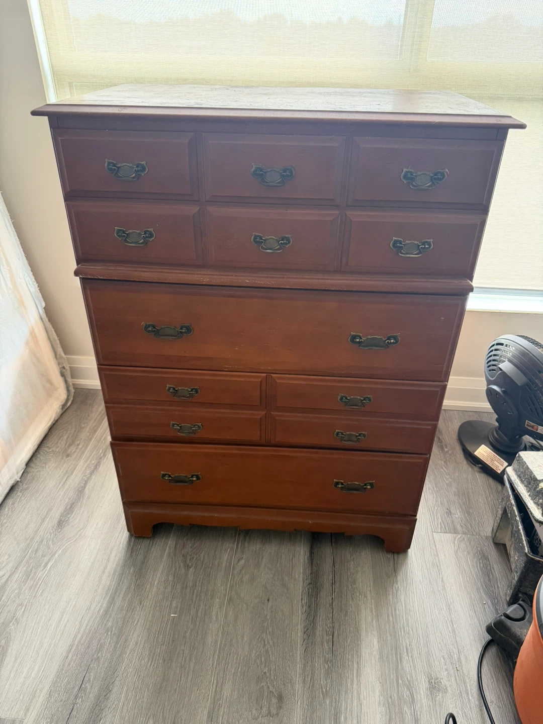 Wood 9-Drawer Dresser