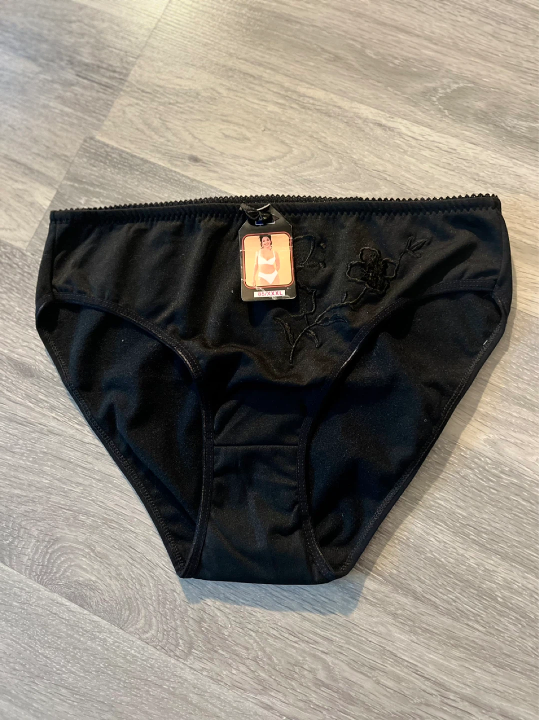 Black Women's Briefs XXXL