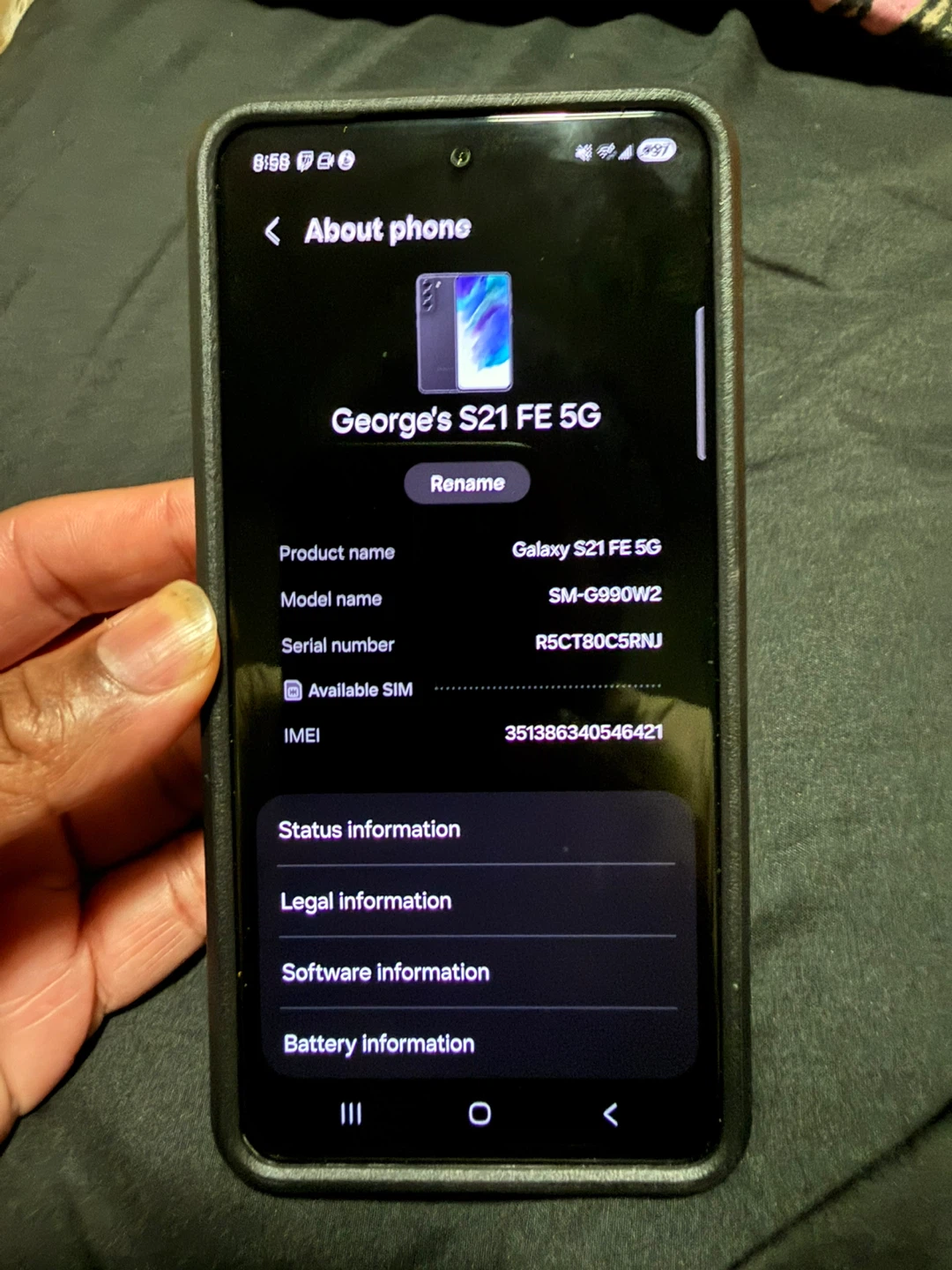 Samsung Galaxy S21 FE 5G SM-G990W2 - photo 2