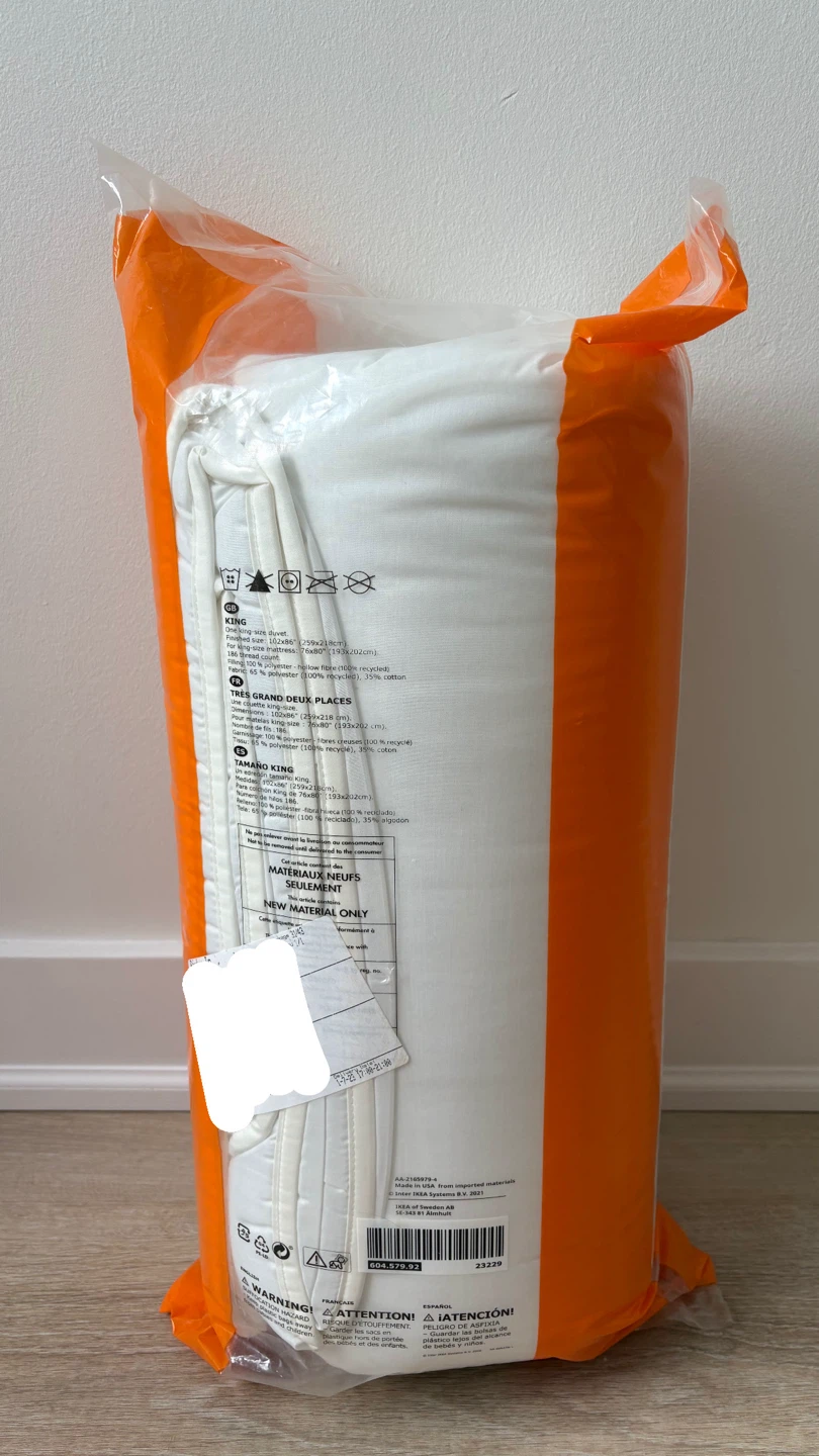 BRAND NEW - IKEA SMÅSPORRE King Duvet - photo 2