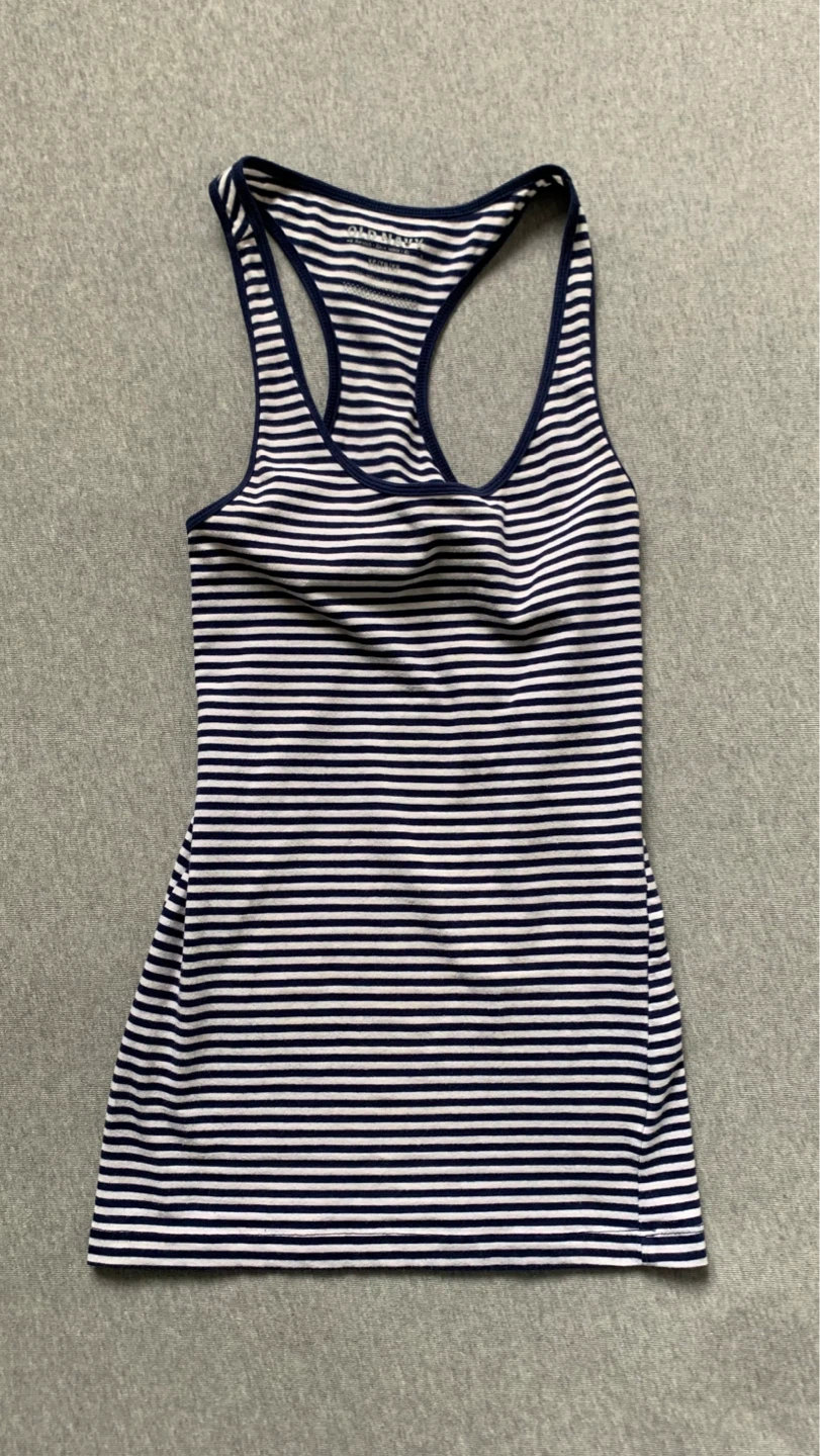 XS Old Navy Striped Razorback Tank Top
