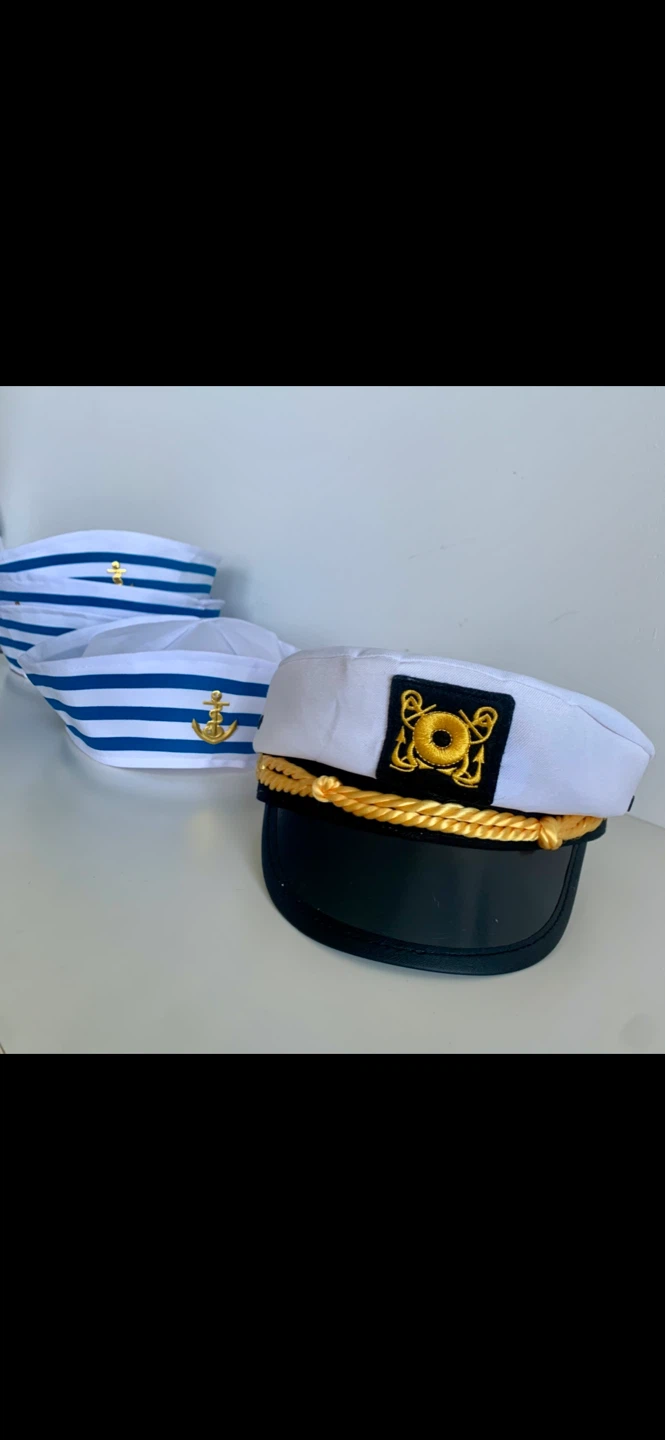 Set of 5 Hats: 4 Sailors (child/women s/m) + 1 Captain (child) - photo 2