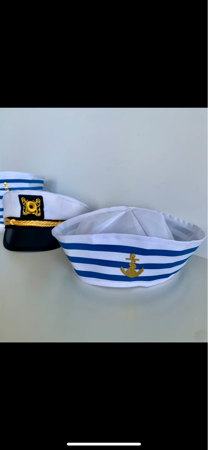 Set of 5 Hats: 4 Sailors (child/women s/m) + 1 Captain (child) - photo 3