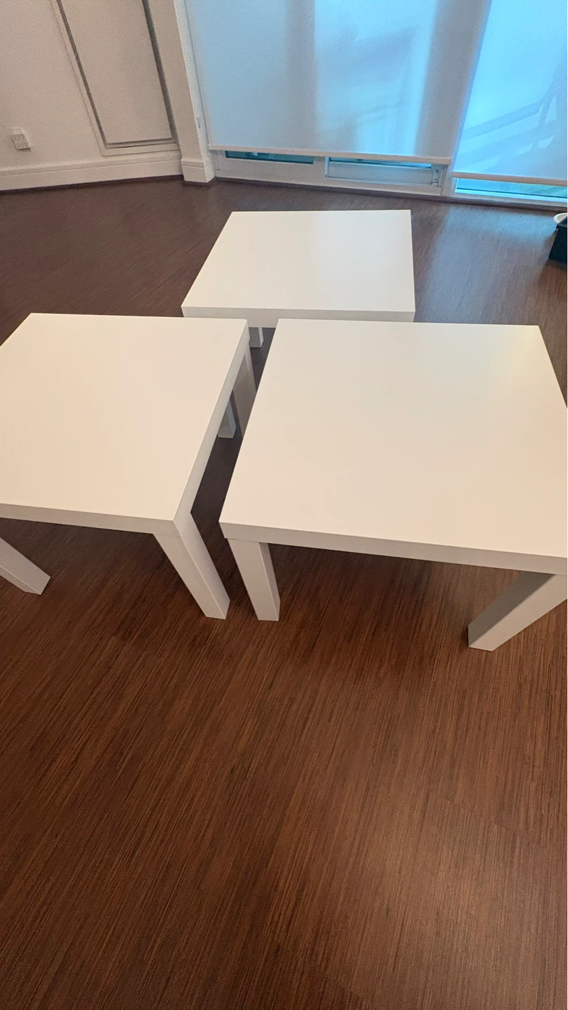 IKEA LACK Side Tables - White