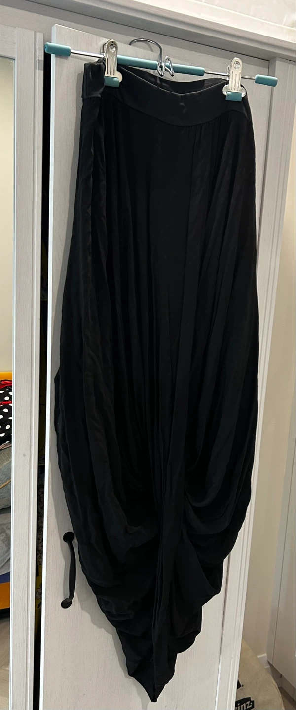 Black Draped Skirt MADE IN ITALY - photo 2