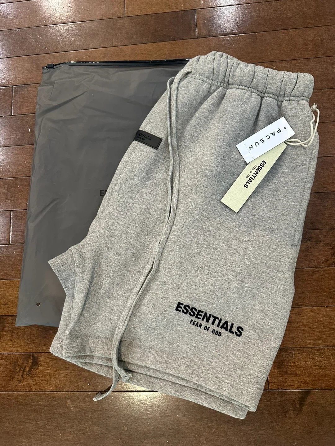 Fear of God Essentials Sweat Shorts - Dark Oatmeal - Large