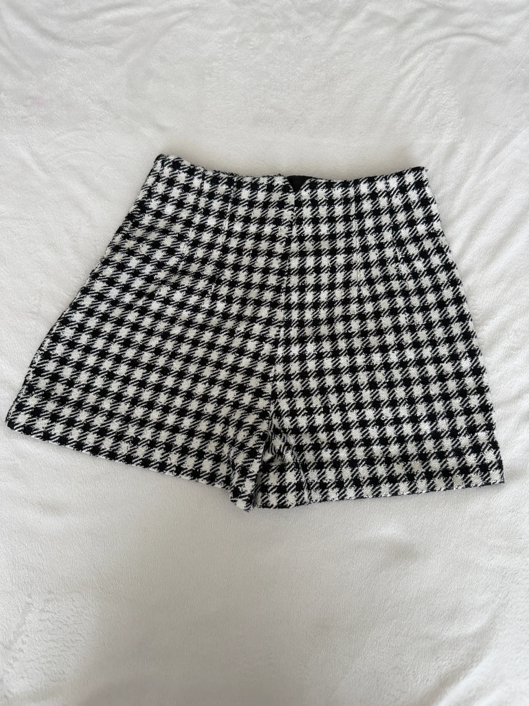ZARA Houndstooth Pattern Shorts Size S - photo 4