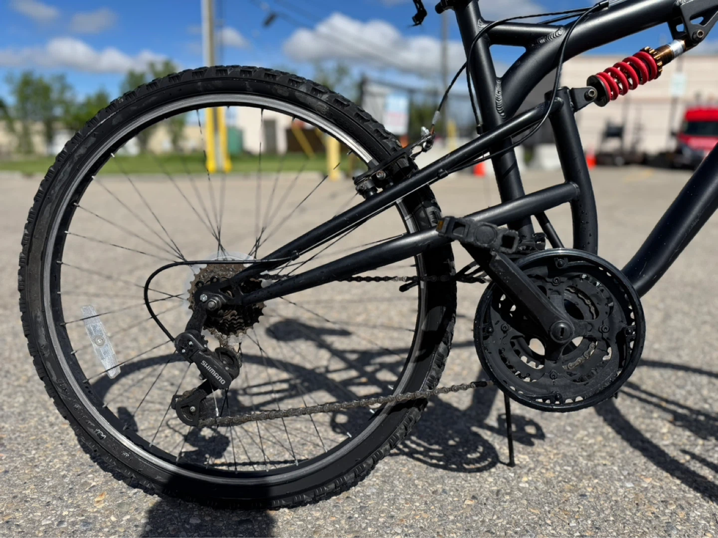 Black Full Suspension Mountain Bike - photo 4