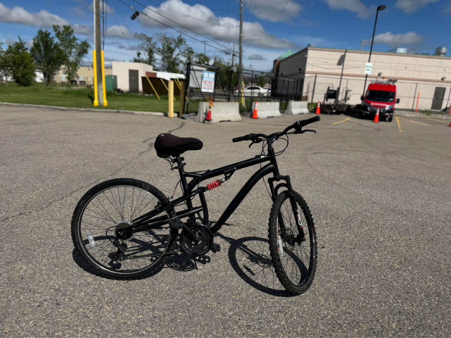 Black Full Suspension Mountain Bike - photo 3