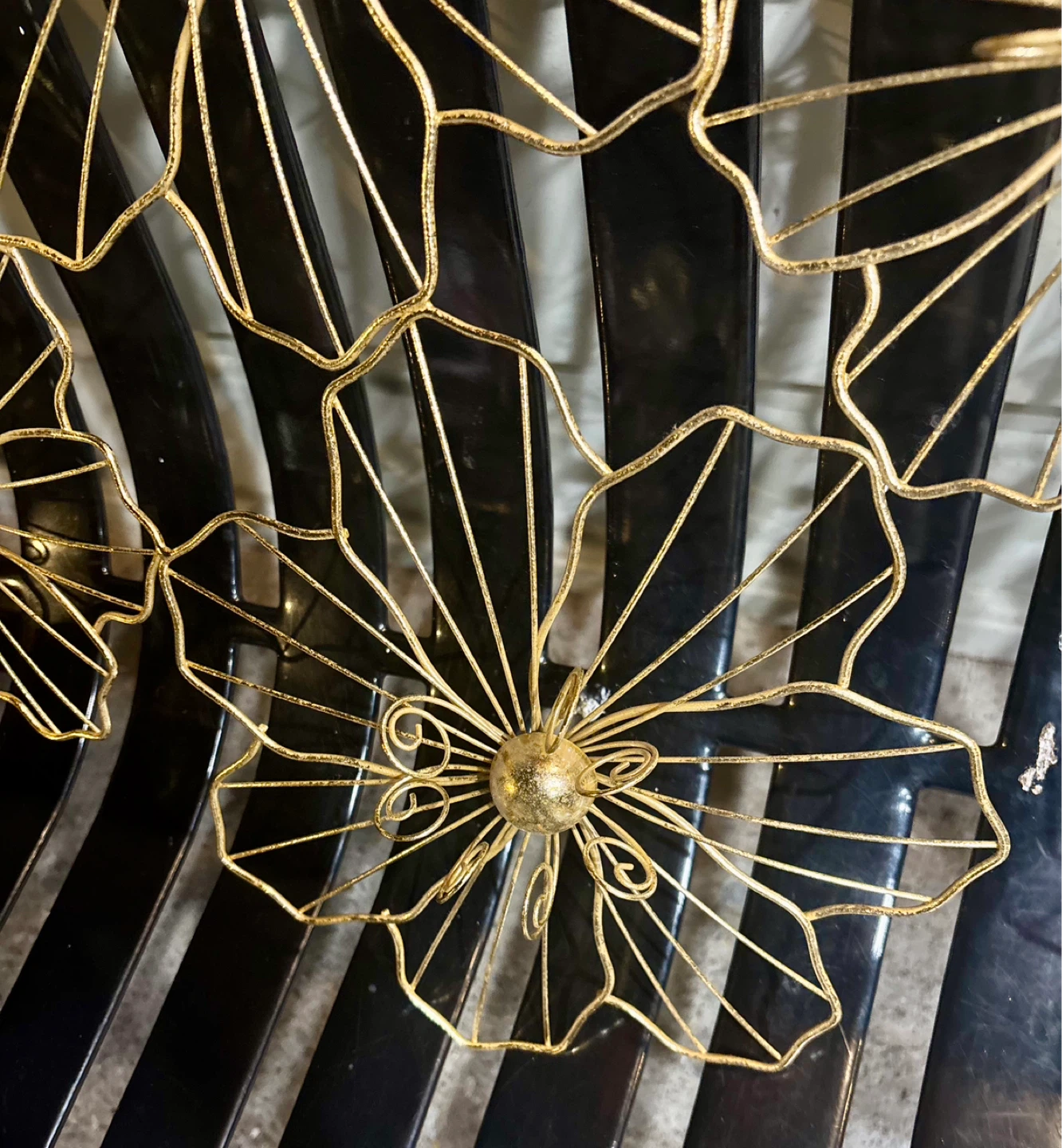 7 flowers iron wall art - photo 5