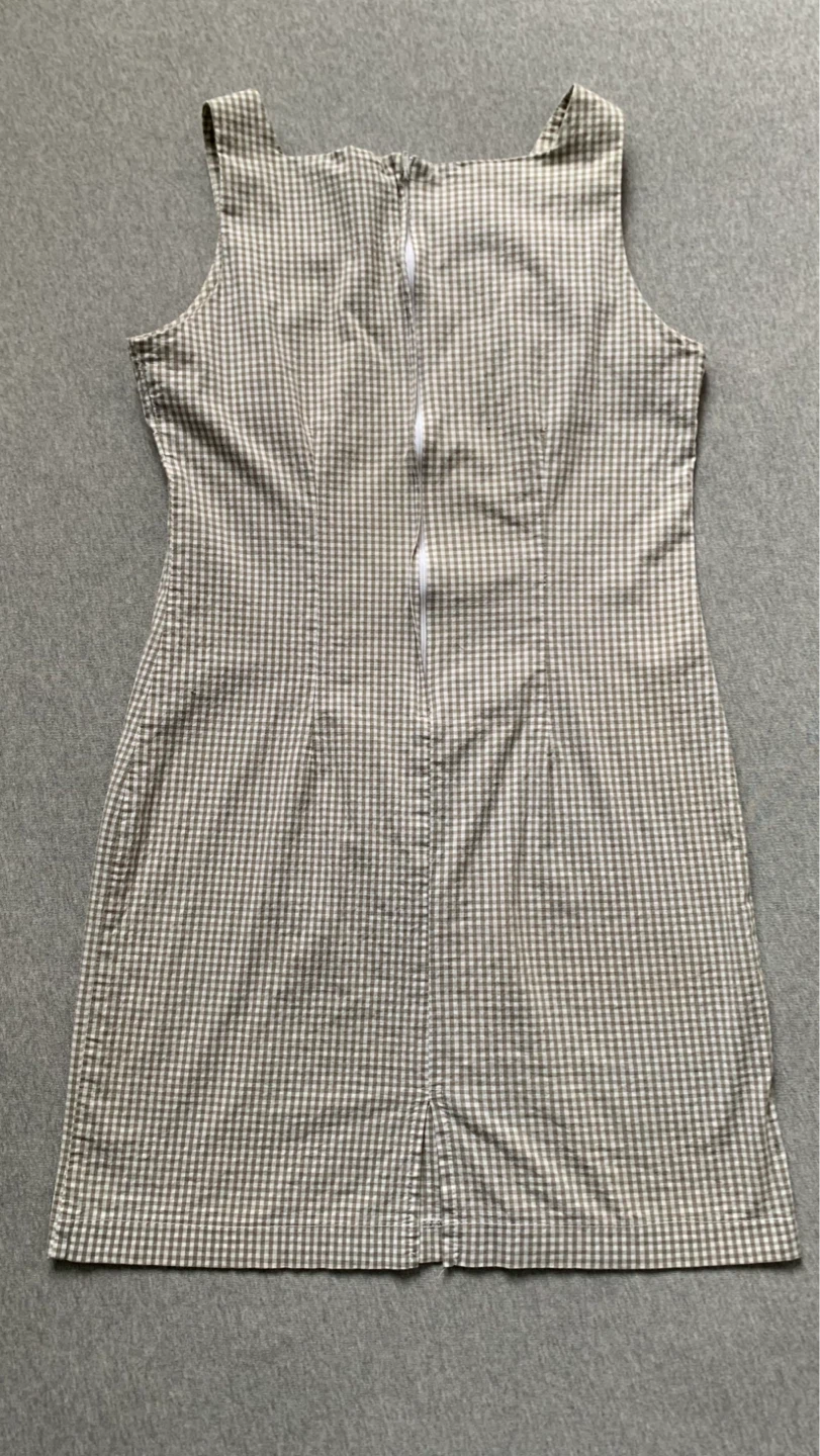 Sage Green Gingham Dress - Small/Medium - photo 2