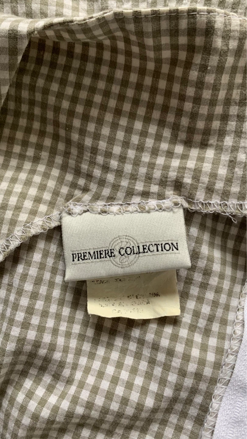 Sage Green Gingham Dress - Small/Medium - photo 3