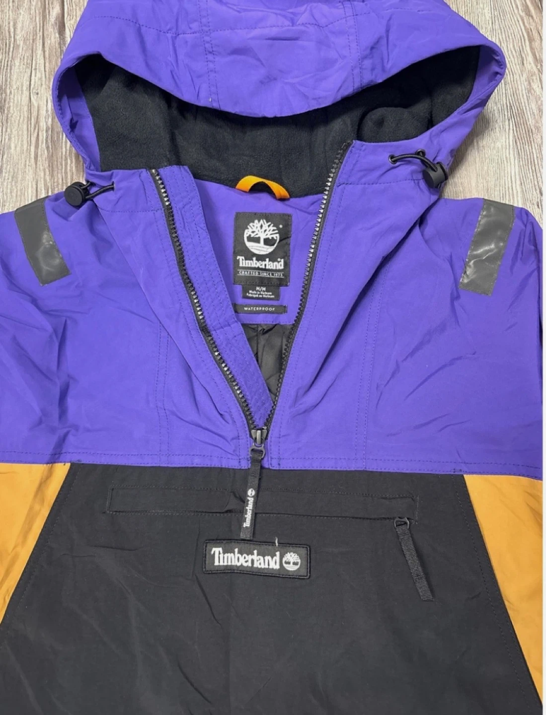 Timberland Anorak Jacket - Purple, Gold, Black - photo 5
